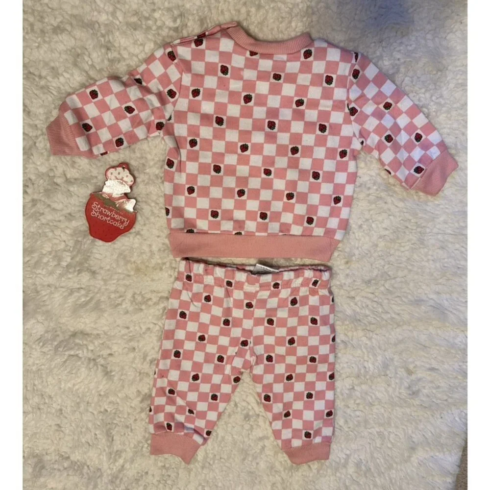 Strawberry Shortcake Infant Girls 2-Piece Top Pants Set 6 Months Pink NEW